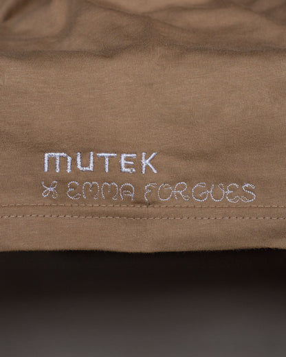 T-shirt (Custom embroidery, Beige) | Emma Forgues